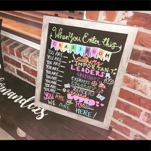 Chalkboard Creations sign